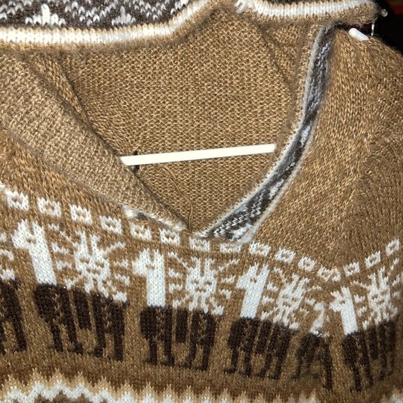 Winter hoodie alpaca fur - Picture 5 of 5